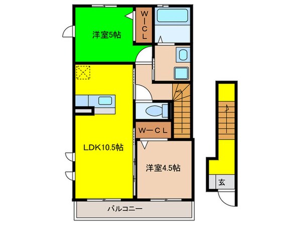 CoCoマルシェの物件間取画像